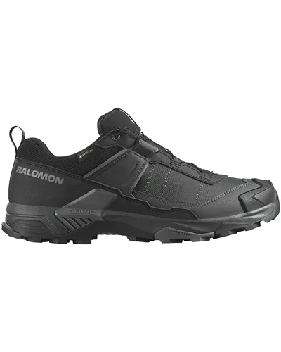 Salomon X Ultra 5 Wide GTX Gore-Tex Men's Trekking Shoes, Black/Asphalt/Castlerock