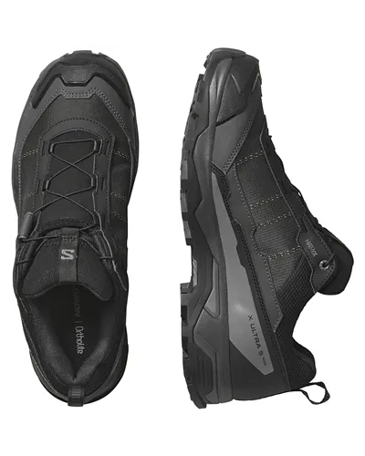 Salomon X Ultra 5 Wide GTX Gore-Tex Men's Trekking Shoes, Black/Asphalt/Castlerock