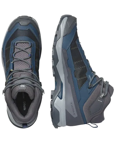 Salomon X Ultra 5 Mid GTX Gore-Tex Scarponi Trekking Uomo, Spellbound/Asphalt/Black
