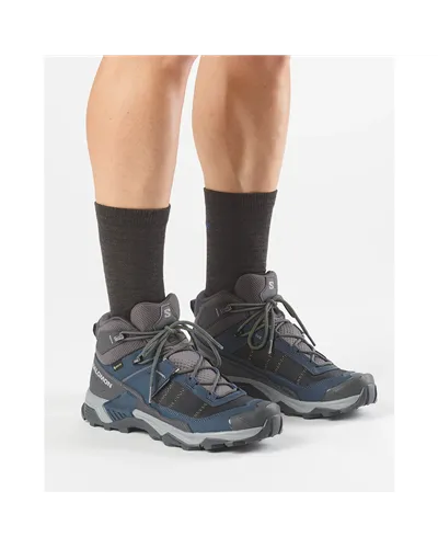 Salomon X Ultra 5 Mid GTX Gore-Tex Men's Trekking Boots, Spellbound/Asphalt/Black