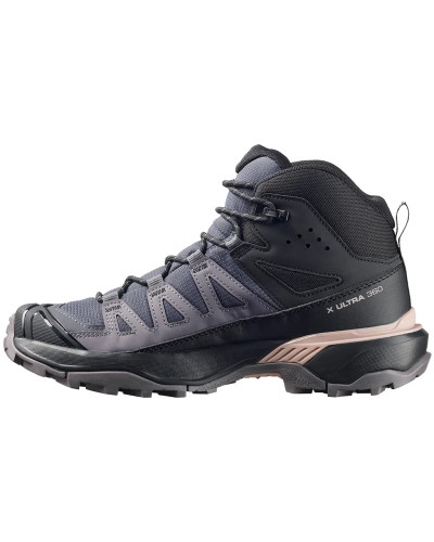 Salomon X Ultra 360 Mid GTX Gore-Tex Women's Trekking Boots, Nine Iron/Excalibur/Shadow Gray