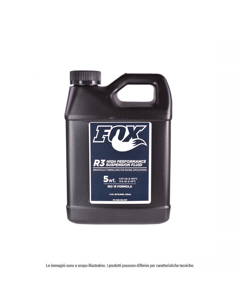 Fox Racing Shox Suspension Oil PTFE 5Wt 1L, for grip, grip2, Fit4 Carteidge (From2018) & grip, grip2 Upper Tube
