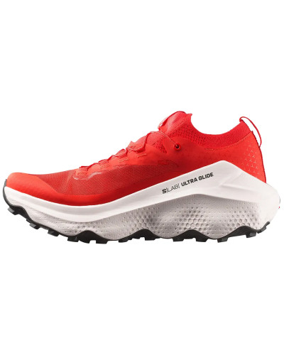 Salomon S/LAB Ultra Glide 2 Unisex Trail Running Shoes, Fiery Red/Fiery Red/Vanilla Ice