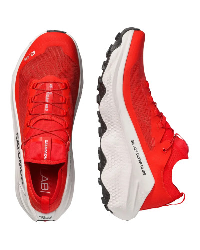 Salomon S/LAB Ultra Glide 2 Scarpe Trail Running Unisex, Fiery Red/Fiery Red/Vanilla Ice