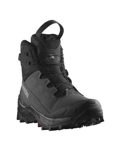 Salomon Crosstrak Powder WP Scarponi Trekking Impermeabili Uomo, Asphalt/Black/Sharkskin
