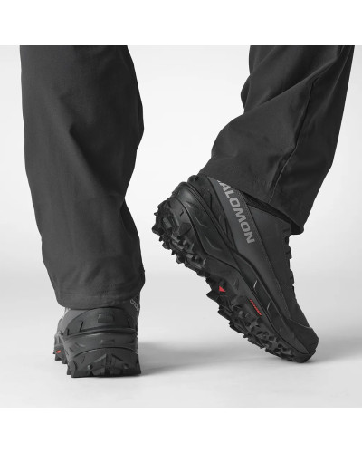 Salomon Crosstrak Powder WP Scarponi Trekking Impermeabili Uomo, Asphalt/Black/Sharkskin