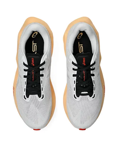 Asics Novablast 6 Scarpe Running Uomo, White/Orange Glow