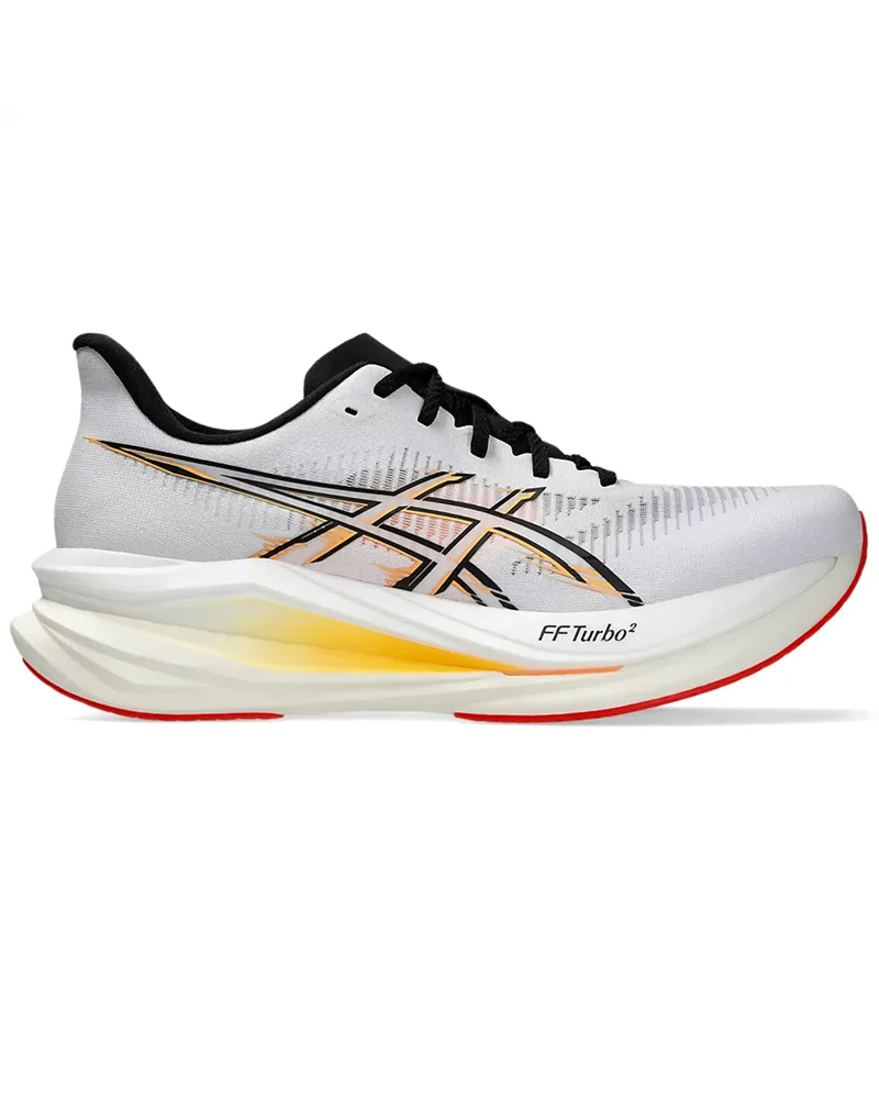 Asics Sonicblast 2 Scarpe Running Uomo, White/Stadium Orange