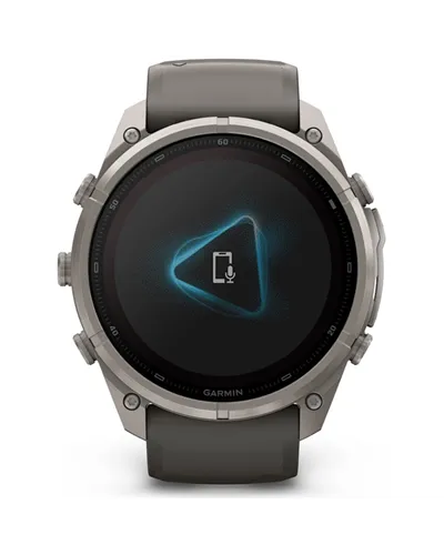 Garmin Fenix 9 Pro Solar inReach Cassa 51mm Orologio GPS Cardio Integrato, Titanium/Pebble Grey