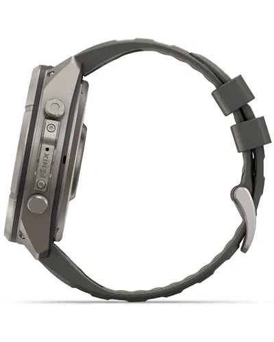 Garmin Fenix 9 Pro Solar inReach Case 51mm GPS Watch Wrist-Based HR, Titanium/Pebble Grey