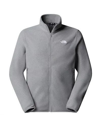 The North Face Glacier Men's Full-Zip Fleece, TNF Mid Grey Heather