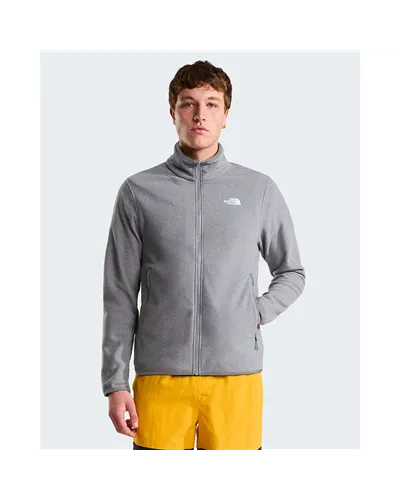 The North Face Glacier Men's Full-Zip Fleece, TNF Mid Grey Heather