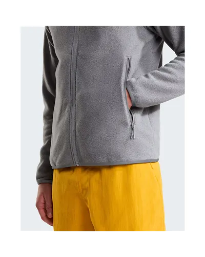 The North Face Glacier Men's Full-Zip Fleece, TNF Mid Grey Heather