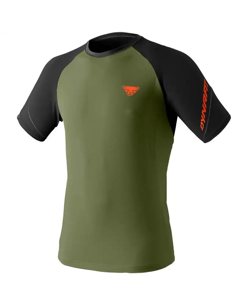 Dynafit Alpine Pro T-Shirt Alpine Running Uomo, Black Out/Winter Moss/5890