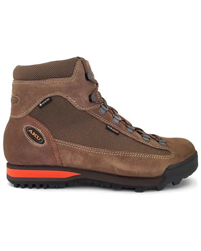Aku Slope Micro GTX Gore-Tex Scarponi Uomo, Marrone Chiaro/Arancio