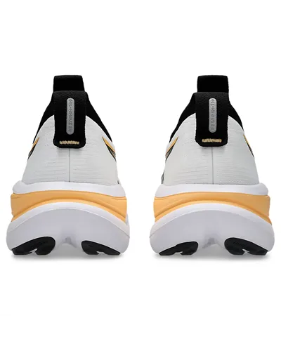 Asics Gel-Nimbus 28 Scarpe Running Uomo, White/Stadium Orange