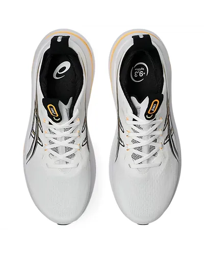 Asics Gel-Nimbus 28 Scarpe Running Uomo, White/Stadium Orange