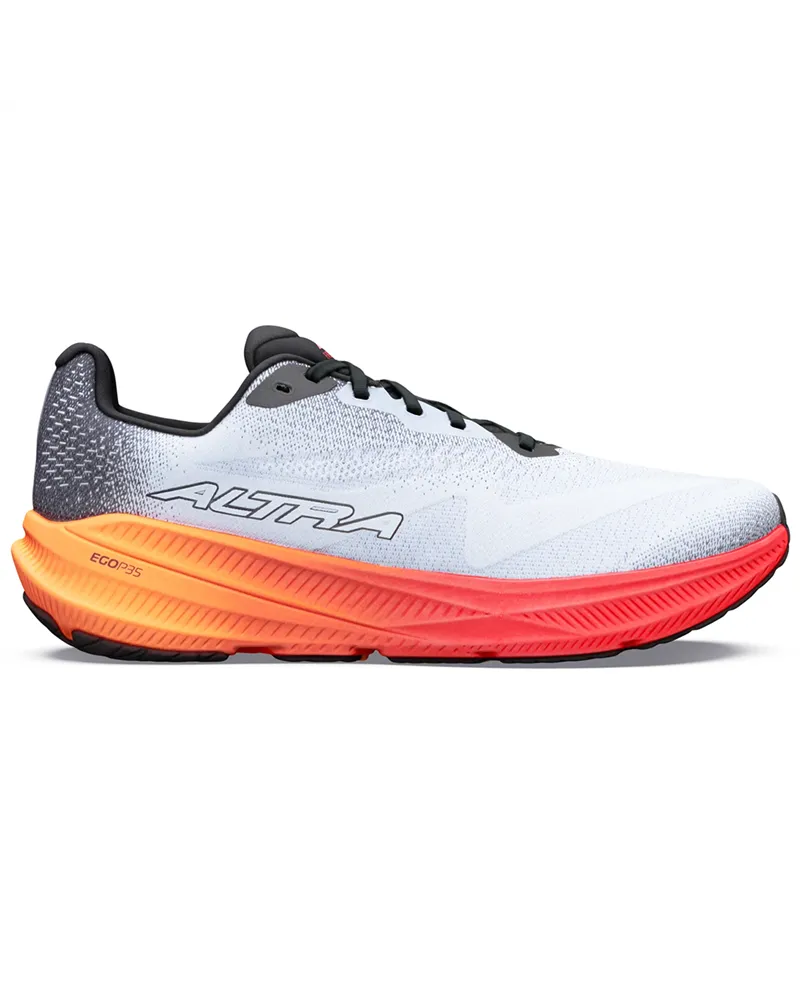 Altra Experience Flow 3 Men's Running Shoes, White/Black/Orange Pop