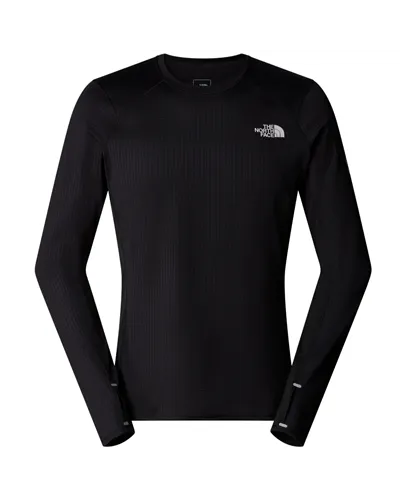 The North Face Altimetro LT Crew FlashDry Maglia Maniche Lunghe Uomo, TNF Black
