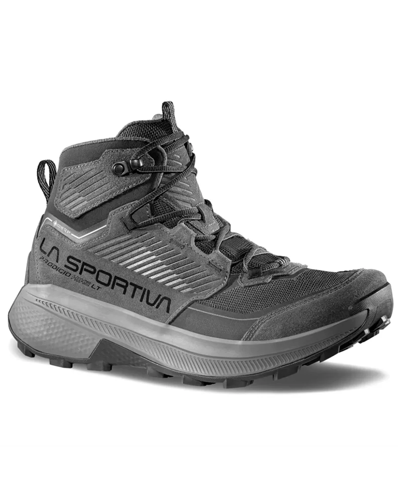 La Sportiva Prodigio Hike LT GTX Gore-Tex Men's Speed Hiking Shoes, Carbon/Black