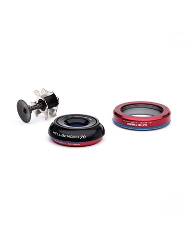 Cane Creek Headset Assembly - Hellbender 70 Lite - Tapered - Is41/28.6/H9 - Is47/33 - Black