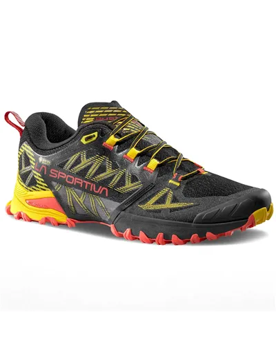 La Sportiva Bushido III GTX Gore-Tex Scarpe Trail Running Uomo, Nero/Giallo