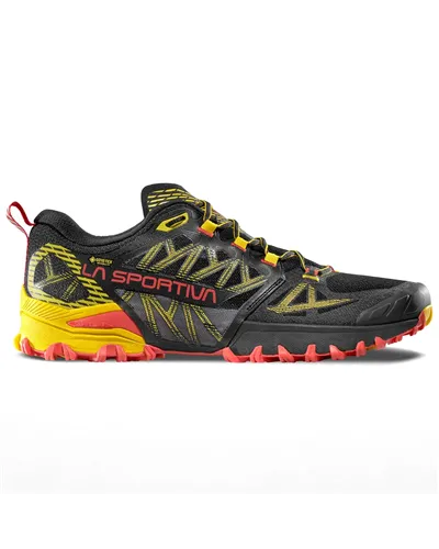 La Sportiva Bushido III GTX Gore-Tex Men's Trail Running Shoes, Black/Yellow