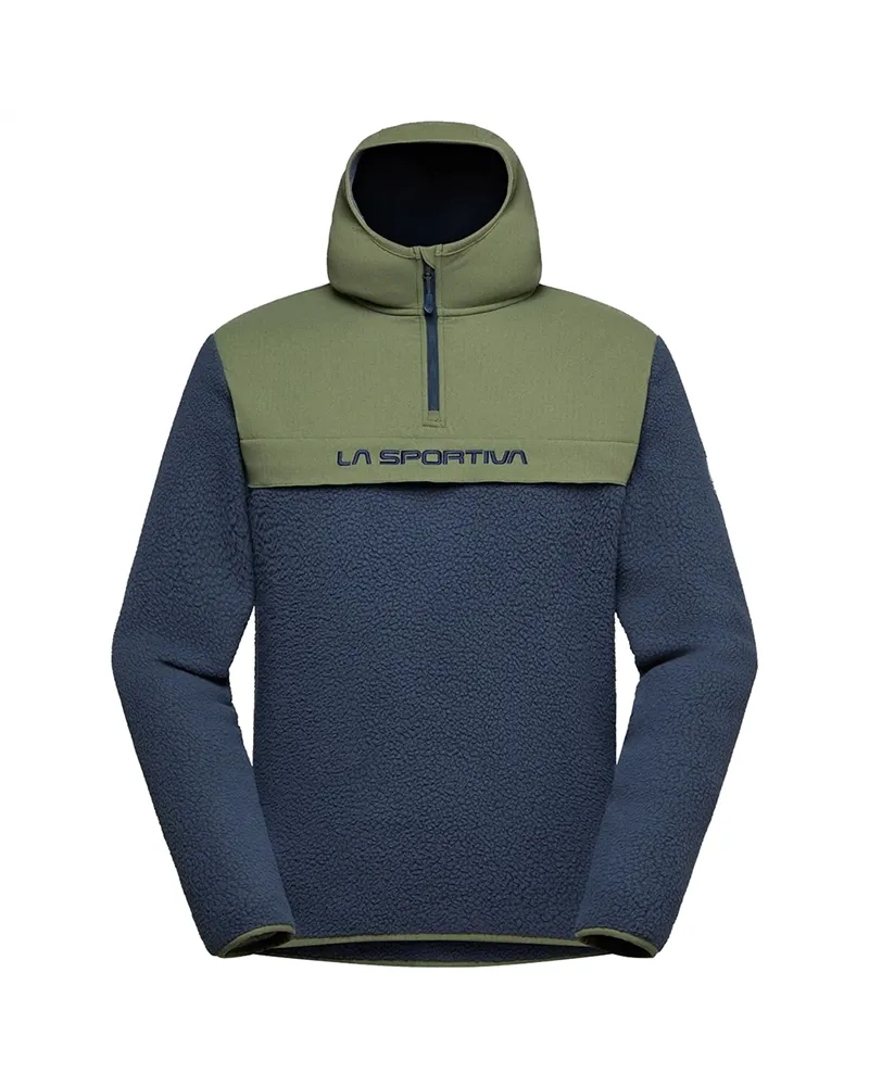 La Sportiva Guidance Sherpa Men's Hoody Fleece, Night Sky/Cypress