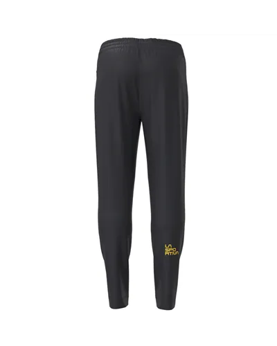 La Sportiva Podium Big Logo Men's Pants, Black/Yellow