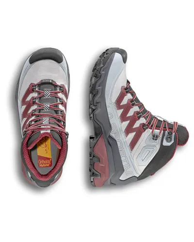 La Sportiva Ultra Raptor 3 Mid GTX Gore-Tex Scarponi Hiking Donna, Cloud/Redwood