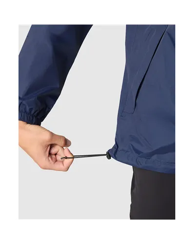 The North Face Antora Giacca Impermeabile/Antivento con Cappuccio Uomo, Summit Navy/TNF Black