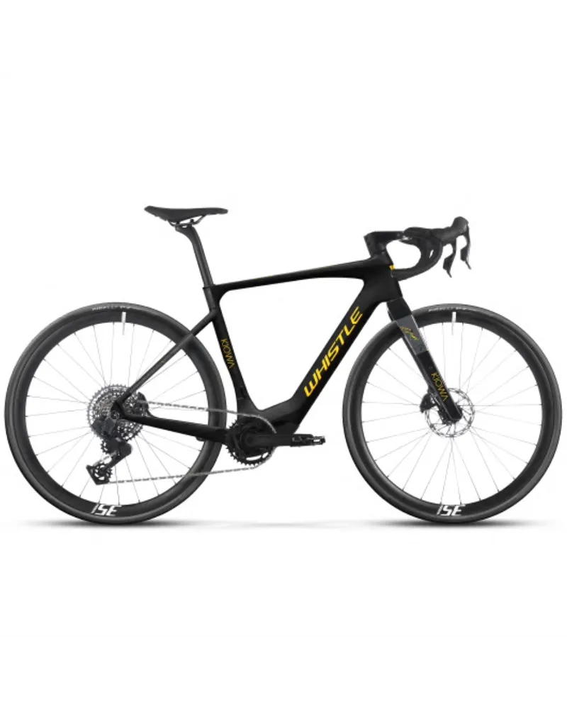 Atala Whistle e-MTB Kiowa AVX Endurance Sram Rival XPLR AXS 13sp Avinox M2S 600Wh, Black/Yellow