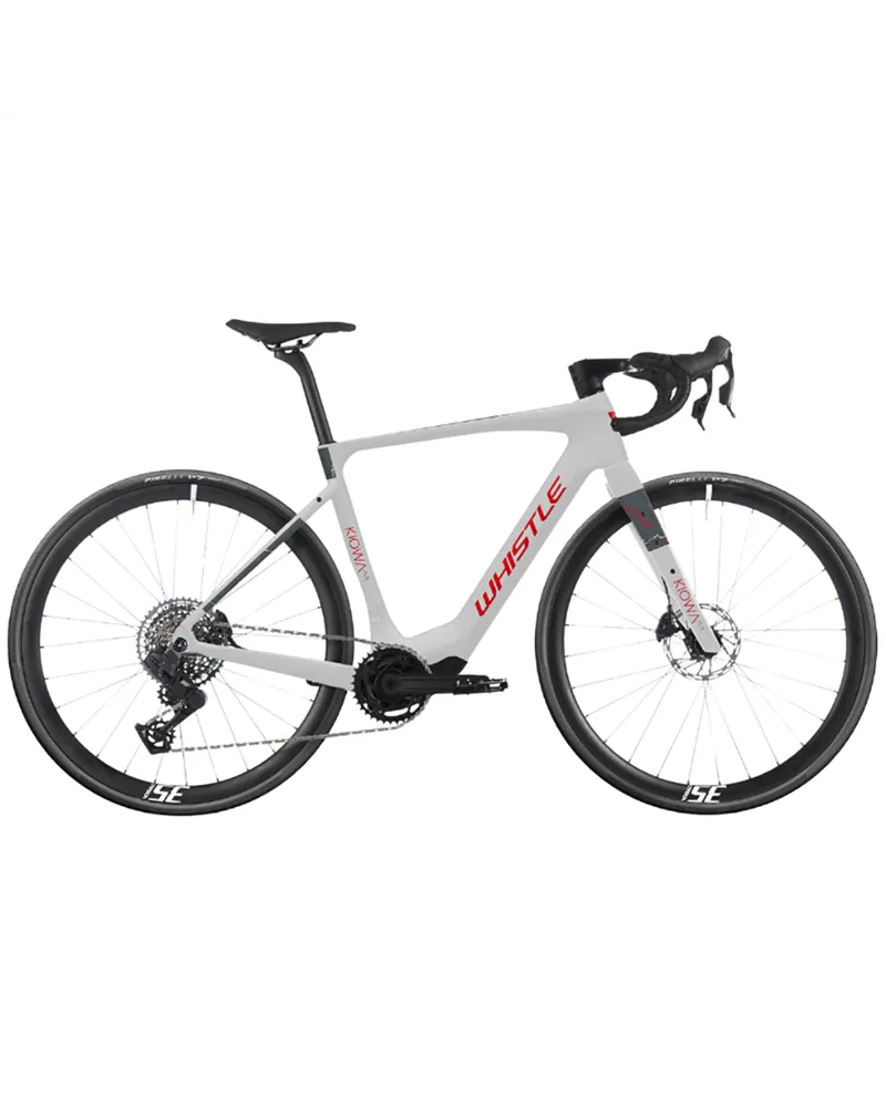 Atala Whistle e-MTB Kiowa AVX Endurance Sram Rival XPLR AXS 13sp Avinox M2S 600Wh, White/Red