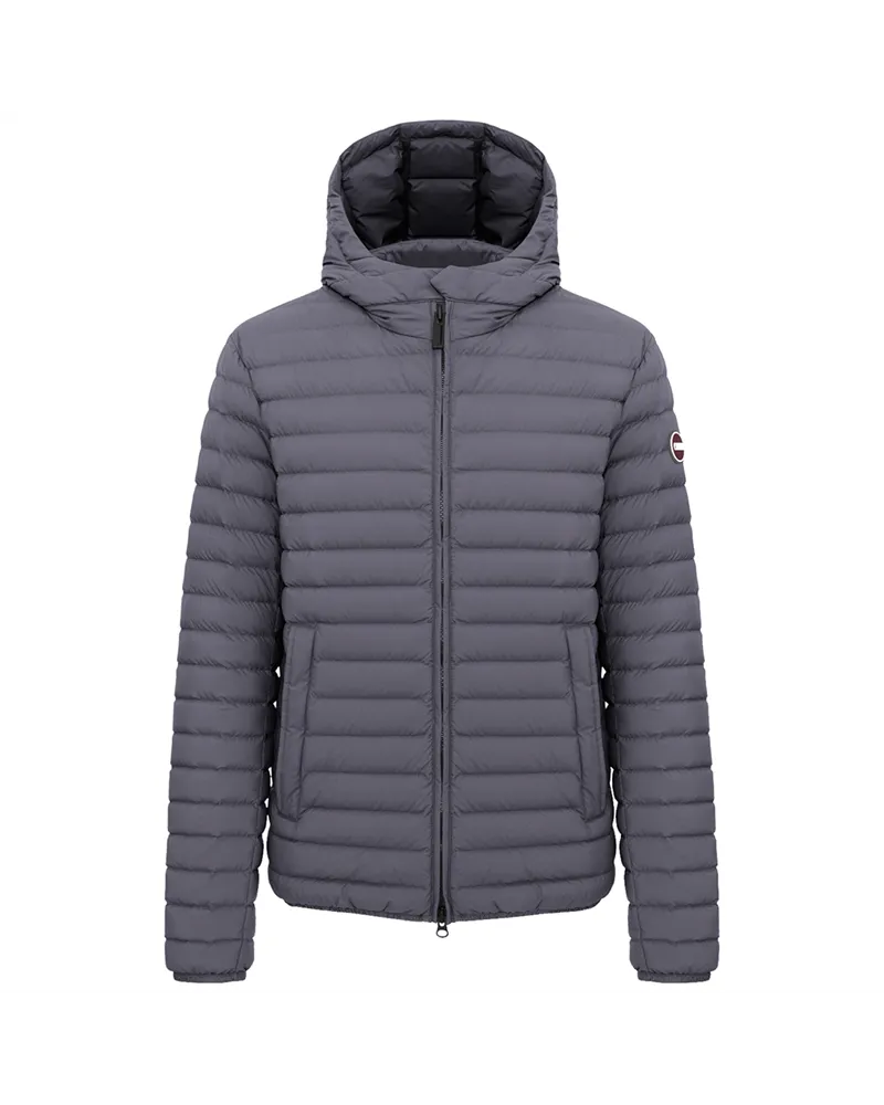 Colmar Men's Light Down Jacket with Hood, Street/Black