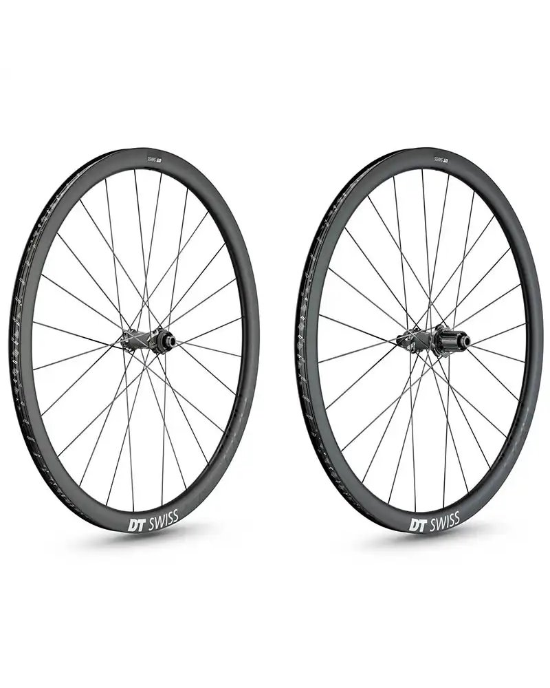 DT Swiss PRC 1400 Spline 700C CL DB 35 Carbon - Coppia Ruote (ASLS11 + XDR)