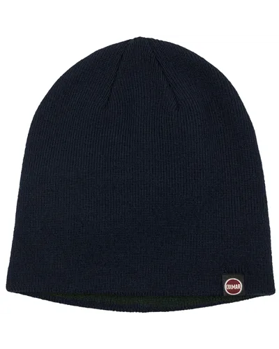 Colmar Unisex Beanie Hat, Navy Blue/Seaweed (One Size Fits All)