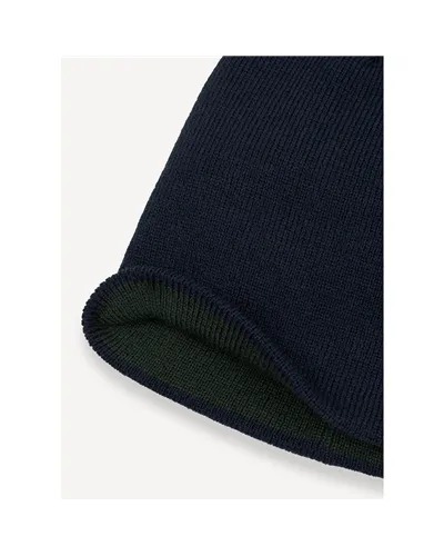 Colmar Unisex Beanie Hat, Navy Blue/Seaweed (One Size Fits All)