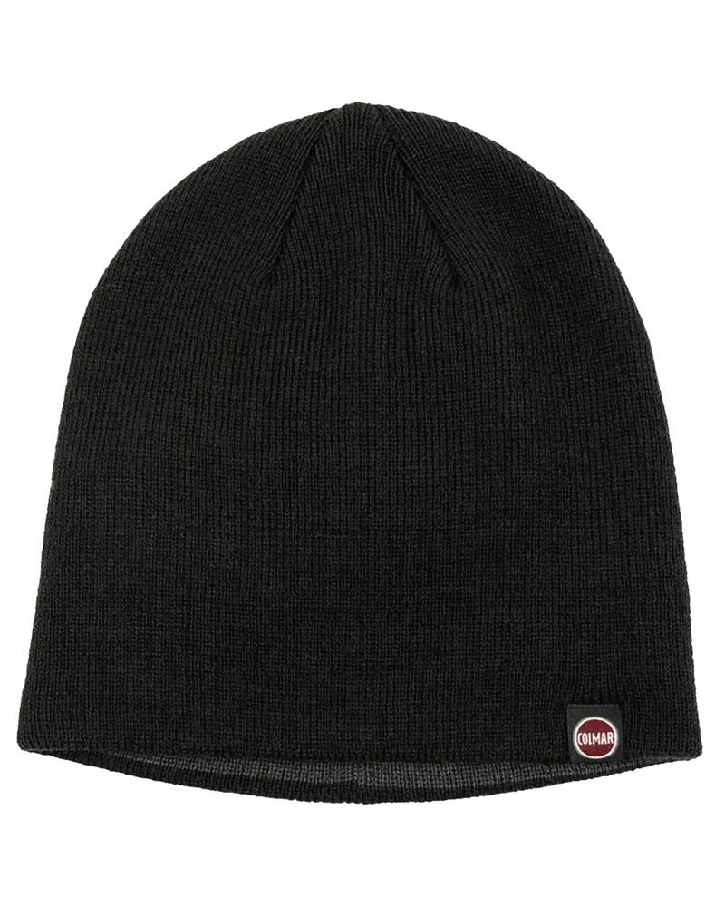 Colmar Unisex Beanie Hat, Black/Street (One Size Fits All)