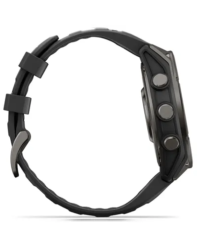 Garmin Fenix 9 Case 47mm GPS Watch Wrist-Based HR, Titanium DLC Carbon Gray/Black