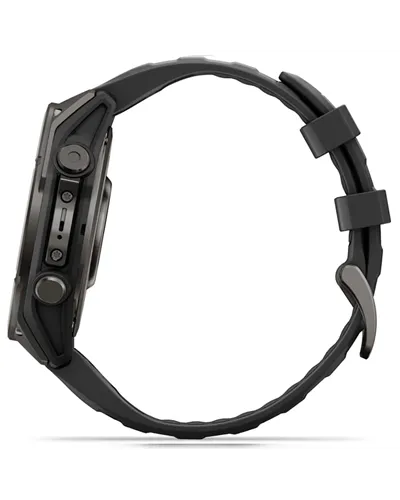 Garmin Fenix 9 Case 47mm GPS Watch Wrist-Based HR, Titanium DLC Carbon Gray/Black
