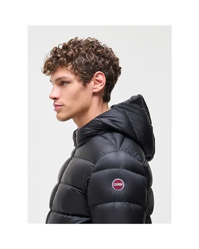 Colmar Men's Down Jacket with Hood, Black