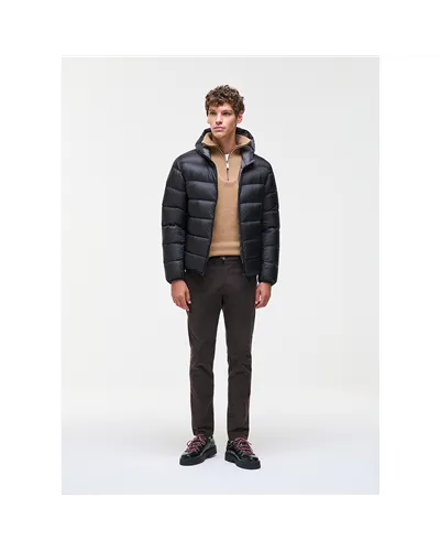 Colmar Men's Down Jacket with Hood, Black
