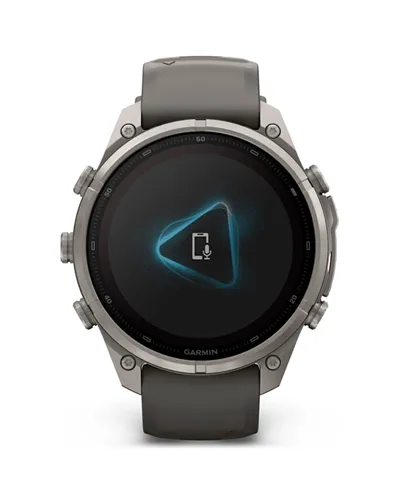 Garmin Fenix 9 Pro Solar inReach Cassa 47mm Orologio GPS Cardio Integrato, Titanium/Pebble Grey