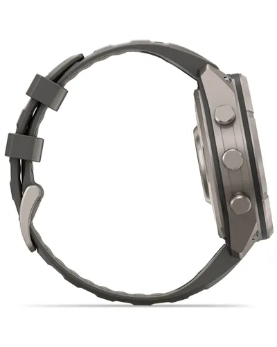 Garmin Fenix 9 Pro Solar inReach Cassa 47mm Orologio GPS Cardio Integrato, Titanium/Pebble Grey