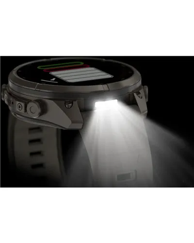 Garmin Fenix 9 Pro Solar inReach Cassa 47mm Orologio GPS Cardio Integrato, Titanium/Pebble Grey