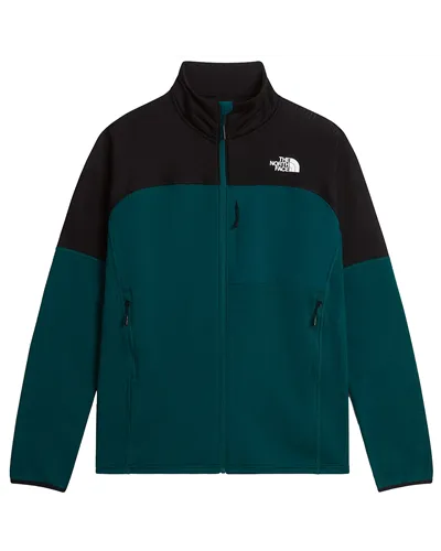 The North Face Stormgap Polartec Power Grid Giacca Midlayer Uomo Full Zip, Pacific Teal/TNF Black