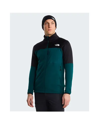 The North Face Stormgap Polartec Power Grid Giacca Midlayer Uomo Full Zip, Pacific Teal/TNF Black