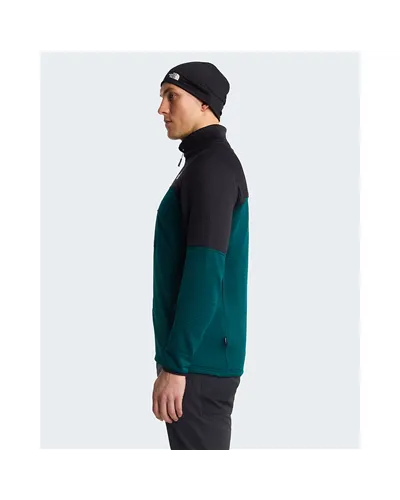 The North Face Stormgap Polartec Power Grid Giacca Midlayer Uomo Full Zip, Pacific Teal/TNF Black
