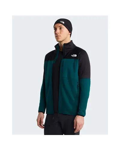The North Face Stormgap Polartec Power Grid Giacca Midlayer Uomo Full Zip, Pacific Teal/TNF Black