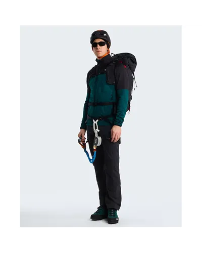 The North Face Stormgap Polartec Power Grid Men's Full-Zip Midlayer Jacket, Pacific Teal/TNF Black